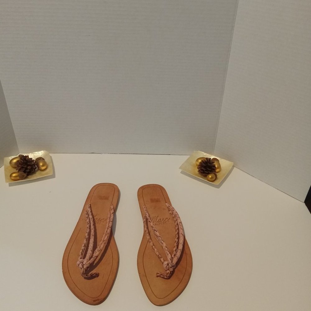 Marc ALPERT Women Snake Skin Sandals